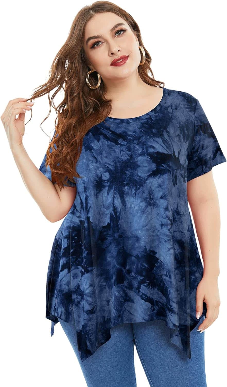 ZENNILO Womens Plus Size Casual Tunic Tops: A Fashionable and Comfortable Choice