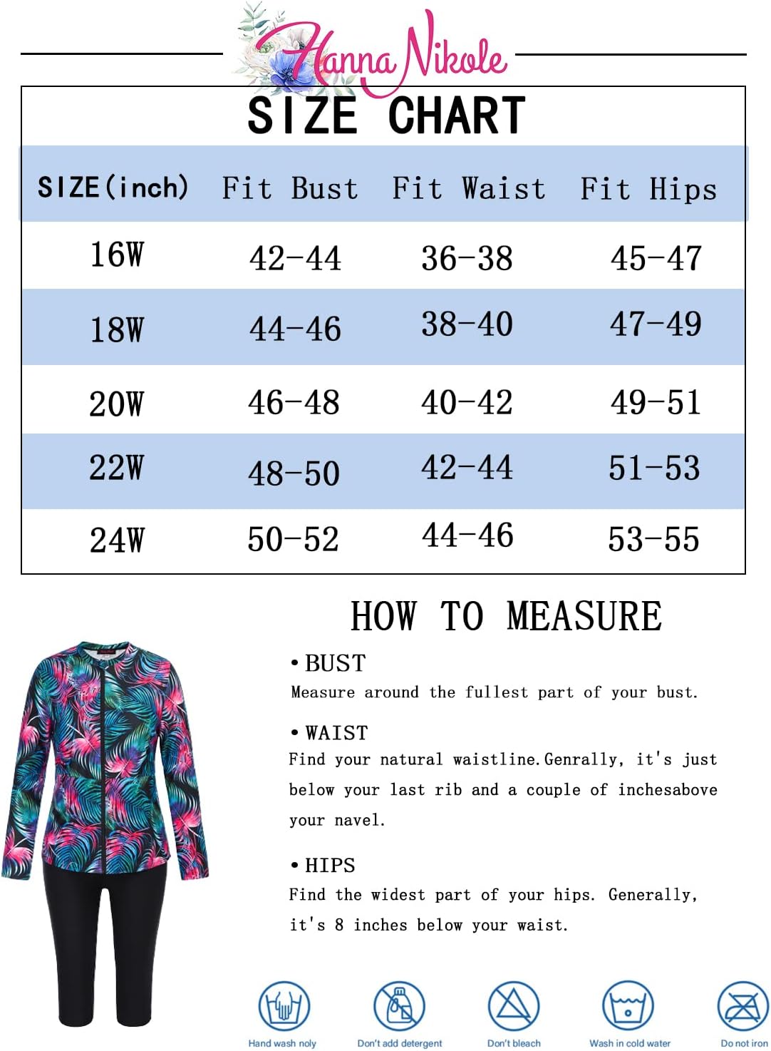 Hanna Nikole Women 3 Pieces Plus Size Rash Guard Swimwear: The Ultimate Plus-Size Surfing Suit Review