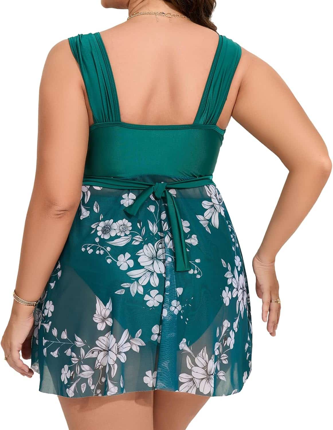 FINIZO Women Plus Size One Piece Swimsuits with Skirt: A Flattering and Stylish Swimdress Review