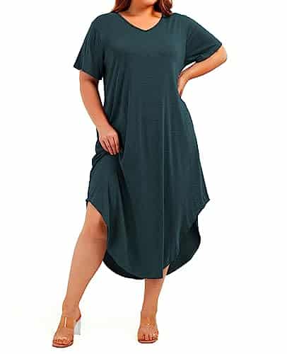 Beocut Plus Size V Neck Maxi Dresses: The Perfect Summer Wardrobe Staple