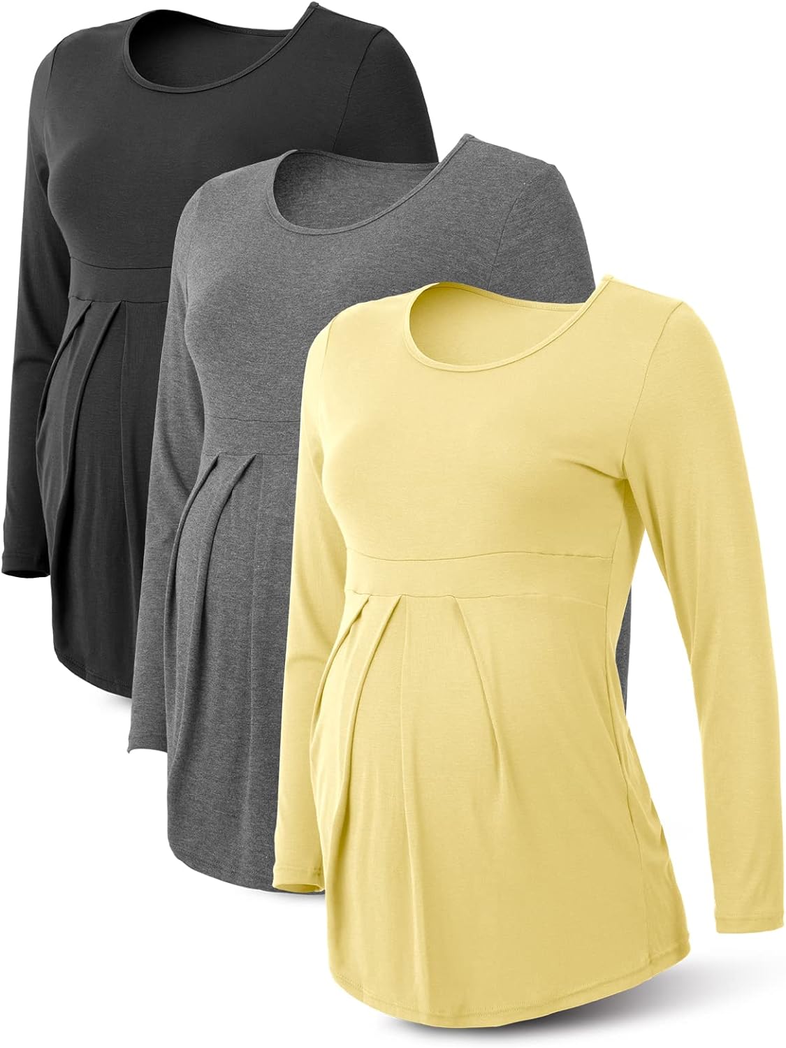 Stay Warm and Stylish with Rnxrbb Long Enough Maternity Shirts
